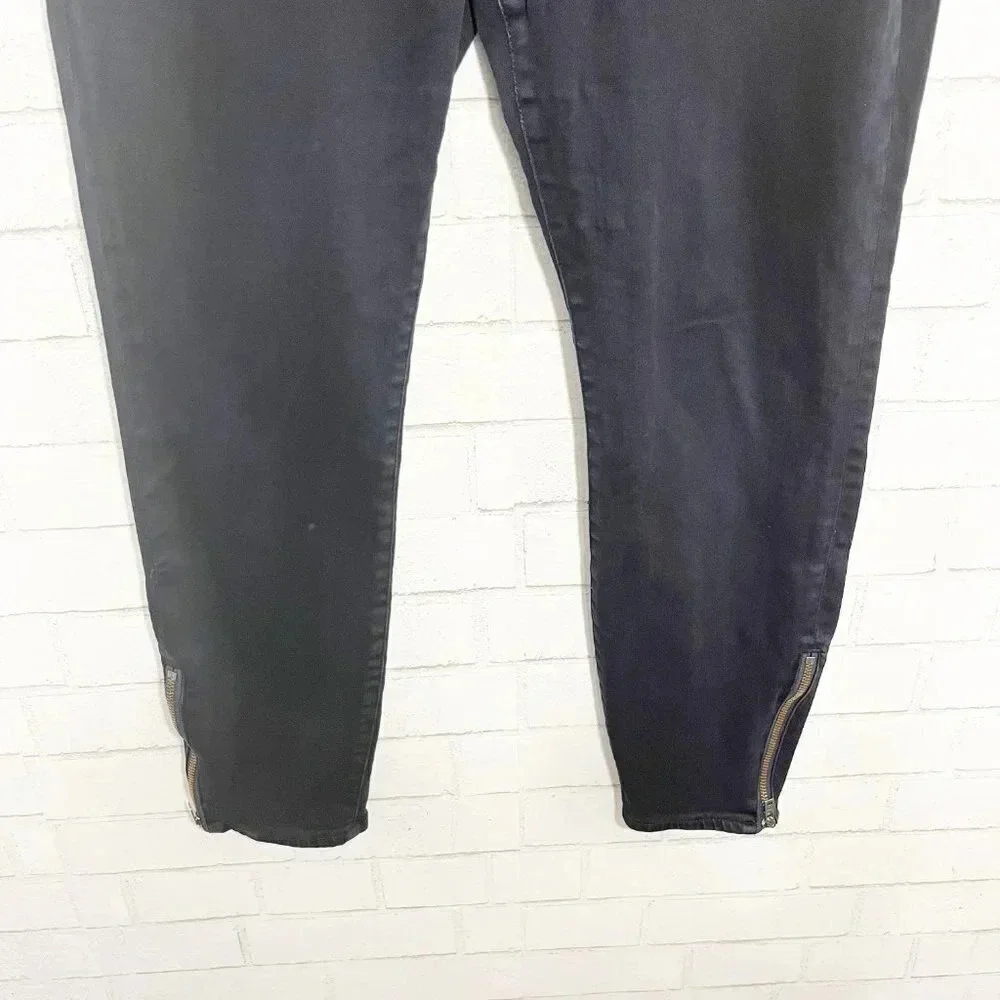 Madewell Black Skinny Skinny Medium Rise Jeans Women's Waist Size 32